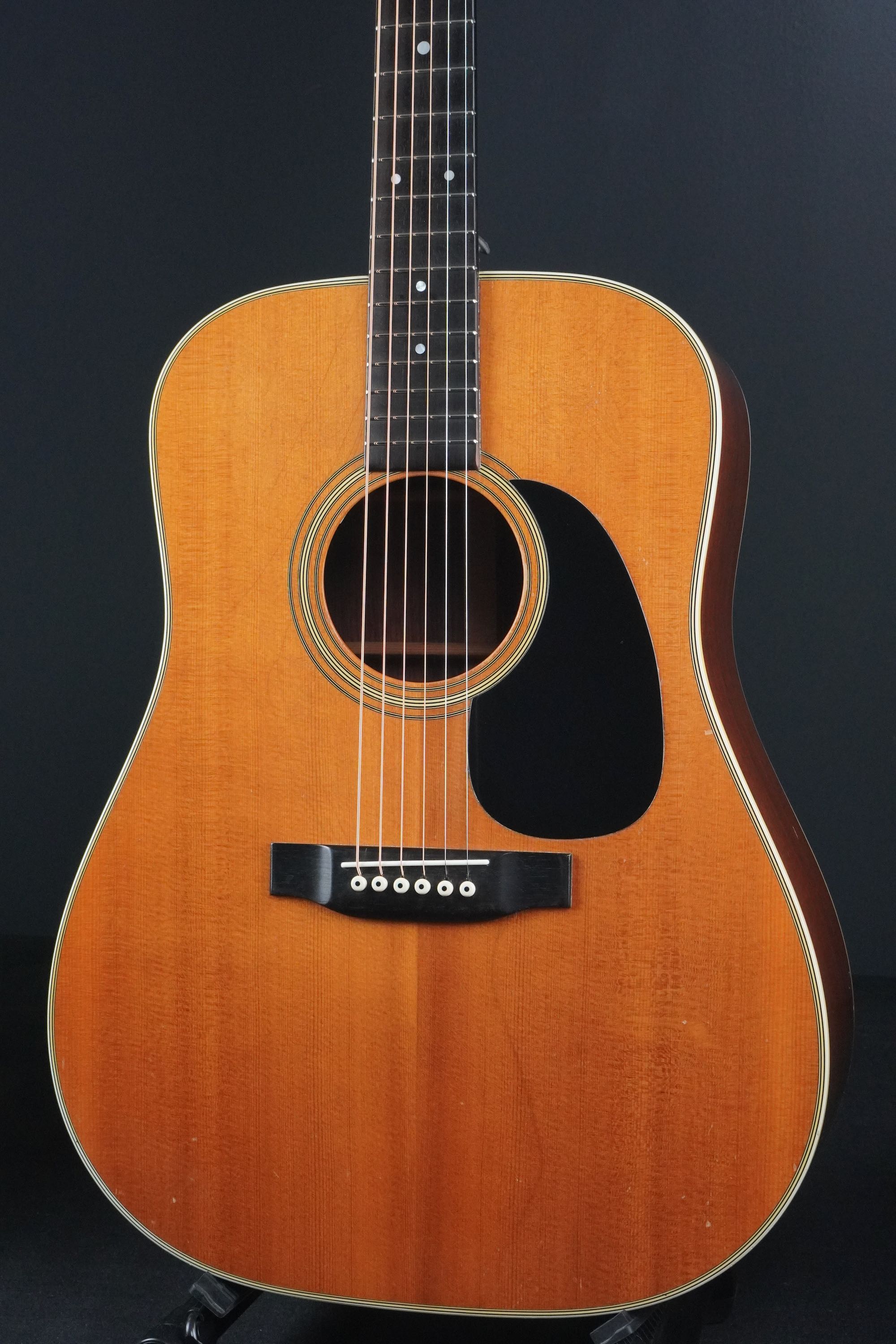 希少 70年代 Martin d-28 1976年製 ブラックHC付 46年経ったとは思えない極上美品 1978年製【MARTIN HD-28】戦前